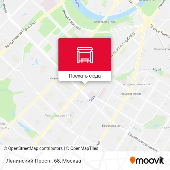 Карта Ленинский Просп., 68