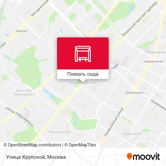 Карта Улица Крупской
