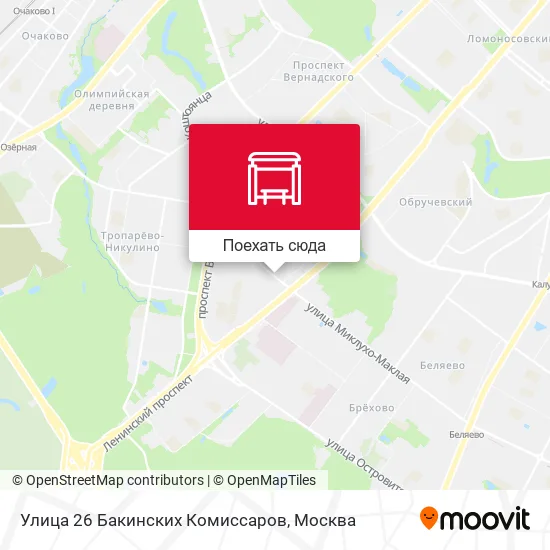 Карта Улица 26 Бакинских Комиссаров