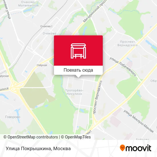 Карта Улица Покрышкина