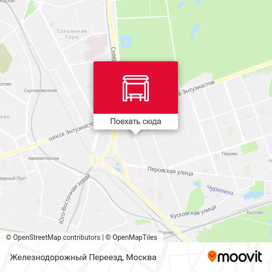 Карта Железнодорожный Переезд