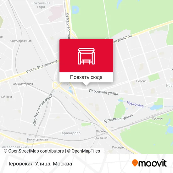 Карта Перовская Улица