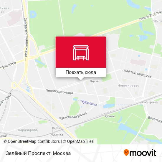 Карта Зелёный Проспект