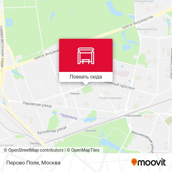 Карта Перово Поле