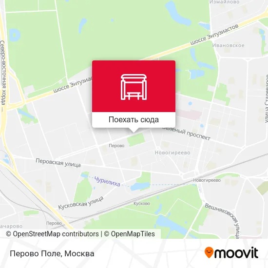 Карта Перово Поле