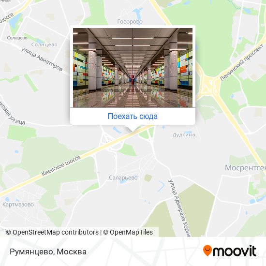 Карта Румянцево