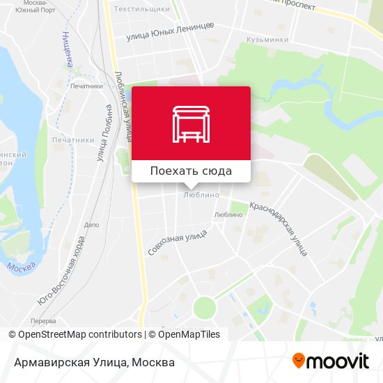 Карта Армавирская Улица