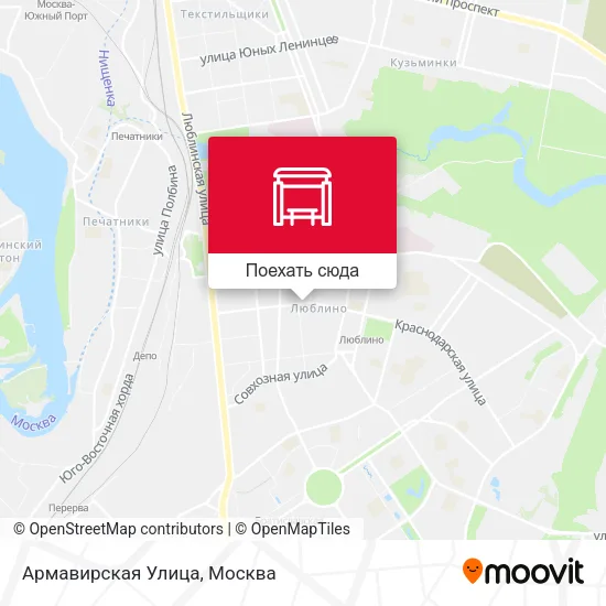 Карта Армавирская Улица