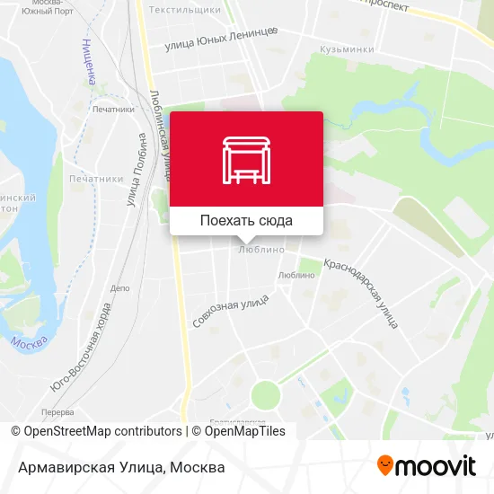 Карта Армавирская Улица