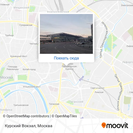 Карта Курский Вокзал