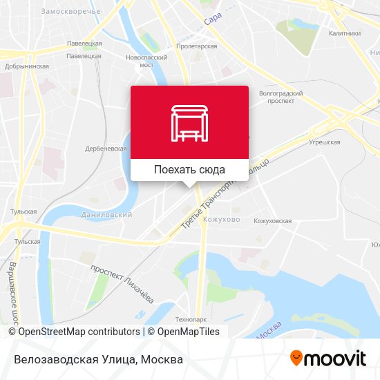 Карта Велозаводская Улица