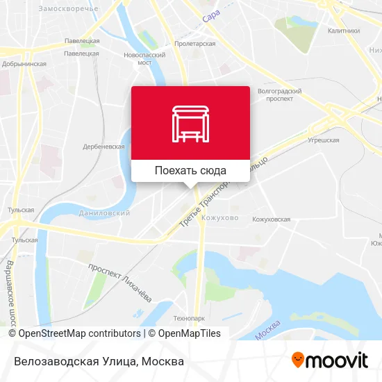 Карта Велозаводская Улица