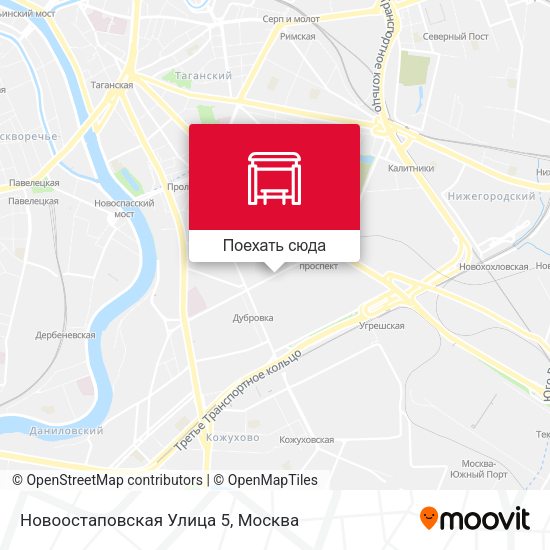 Карта Новоостаповская Улица 5
