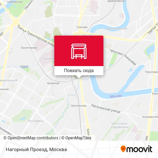 Карта Нагорный Проезд