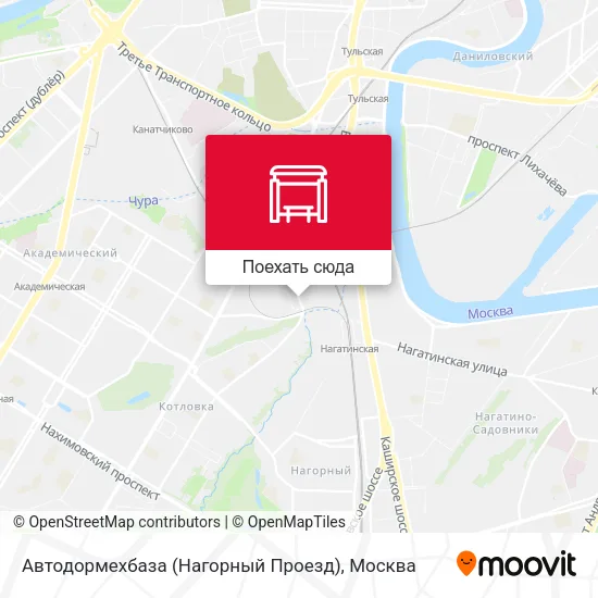 Карта Автодормехбаза (Нагорный Проезд)