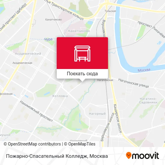 Карта Пожарно-Спасательный Колледж