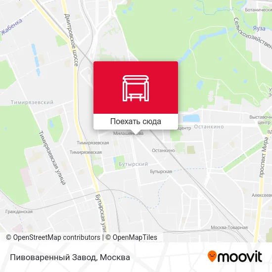 Карта Пивоваренный Завод