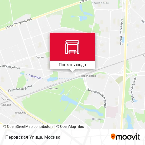 Карта Перовская Улица