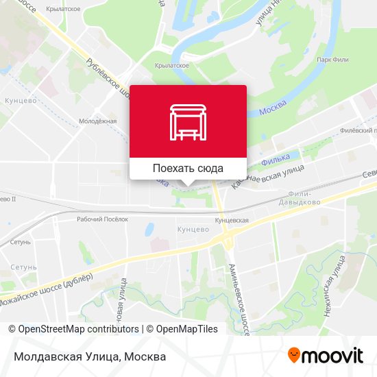 Карта Молдавская Улица