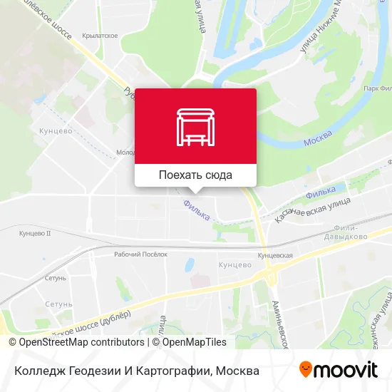 Карта Колледж Геодезии И Картографии