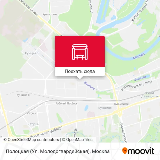 Карта Полоцкая (Ул. Молодогвардейская)
