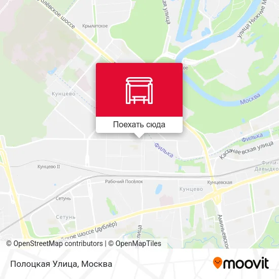 Карта Полоцкая Улица
