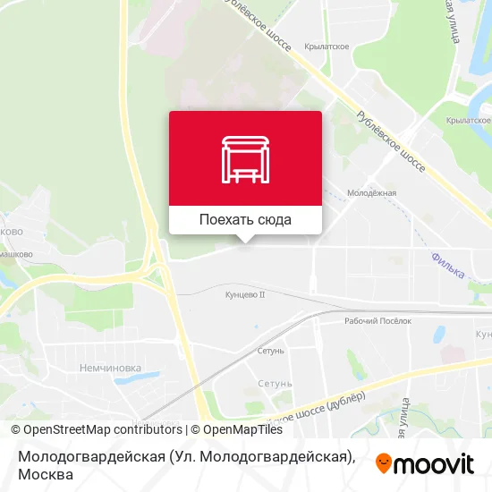 Карта Молодогвардейская (Ул. Молодогвардейская)