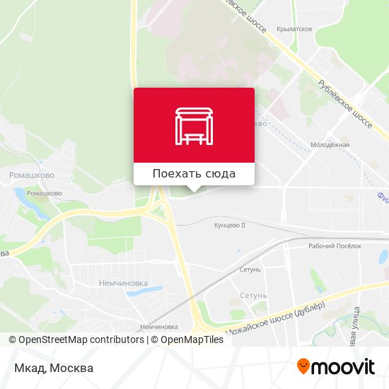 Карта Мкад