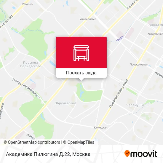 Карта Академика Пилюгина Д.22