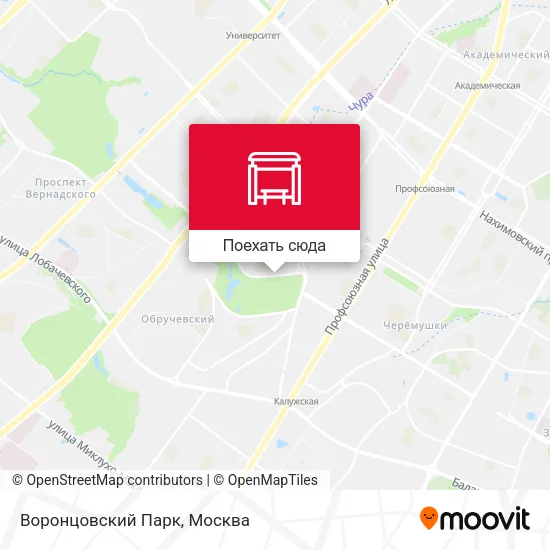 Карта Воронцовский Парк