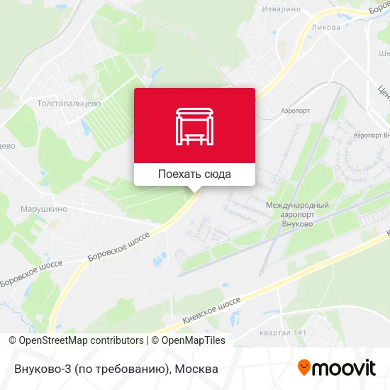 Карта Внуково-3 (по требованию)