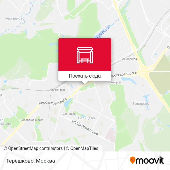 Карта Терёшково