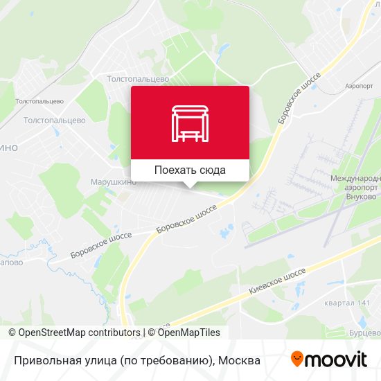 Карта Привольная улица (по требованию)