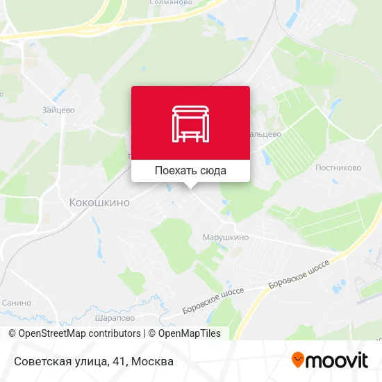 Карта Советская улица, 41