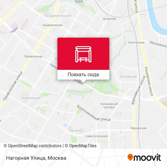 Карта Нагорная Улица