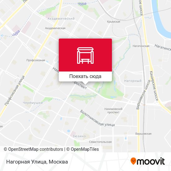 Карта Нагорная Улица