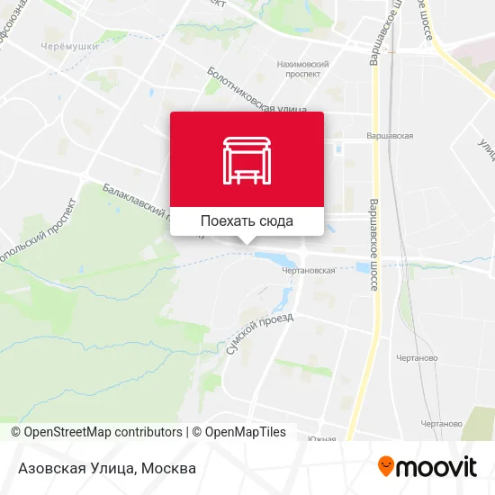 Карта Азовская Улица