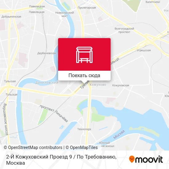 Карта 2-Й Кожуховский Проезд 9 / По Требованию