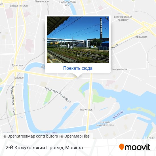 Карта 2-Й Кожуховский Проезд