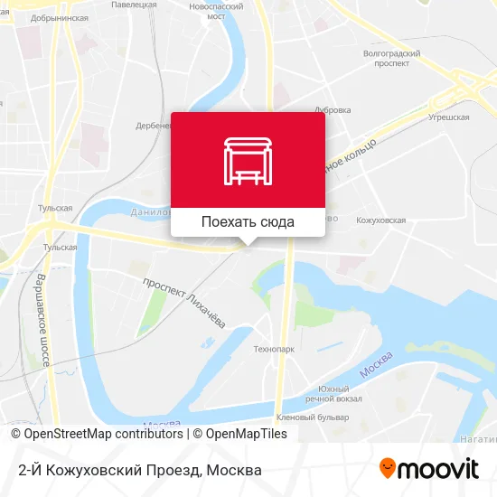 Карта 2-Й Кожуховский Проезд