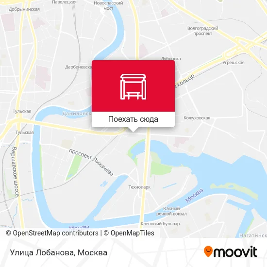 Карта Улица Лобанова
