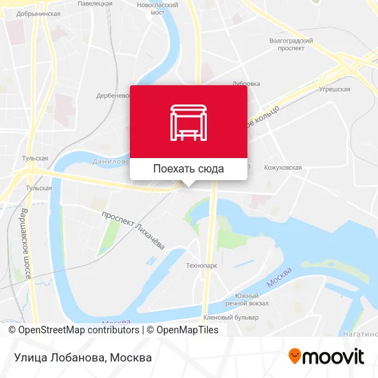 Карта Улица Лобанова