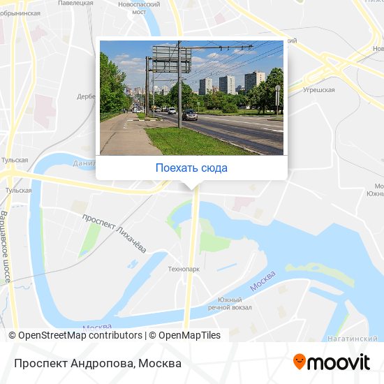 Улица андропова москва карта