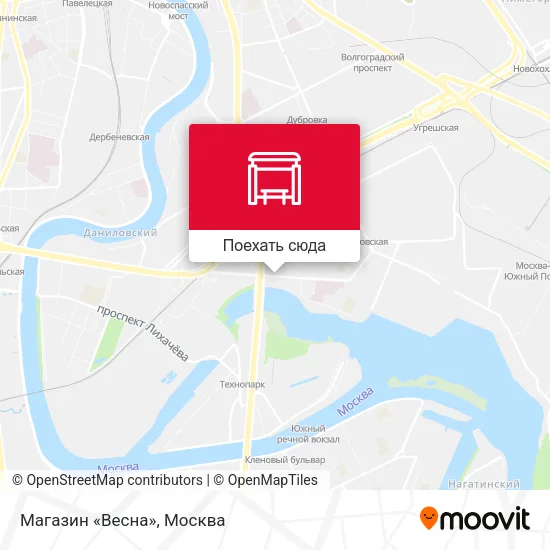 Карта Магазин «Весна»