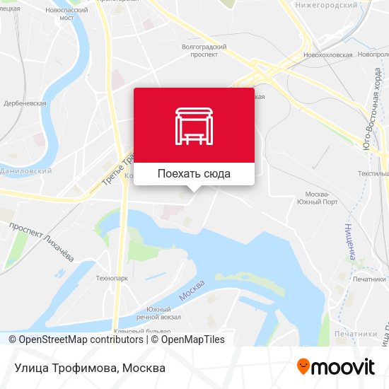 Карта Улица Трофимова