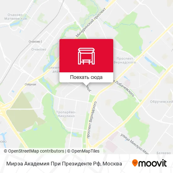 Карта Мирэа Академия При Президенте Рф