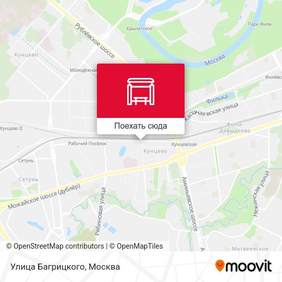 Карта Улица Багрицкого