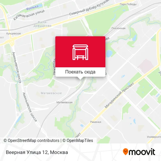 Карта Веерная Улица 12