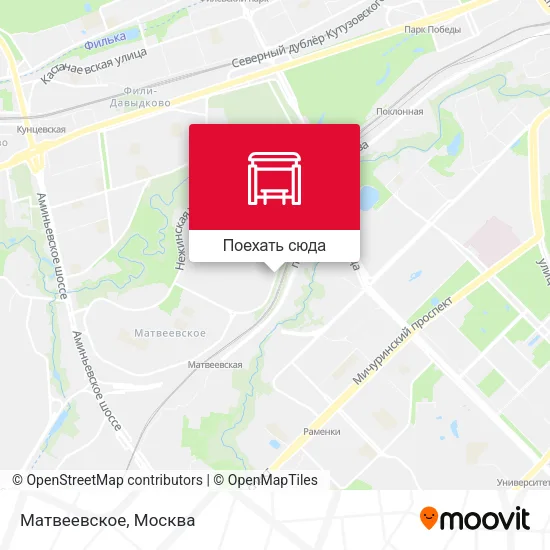 Карта Матвеевское