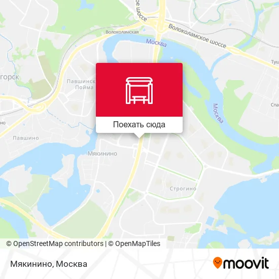 Карта Мякинино